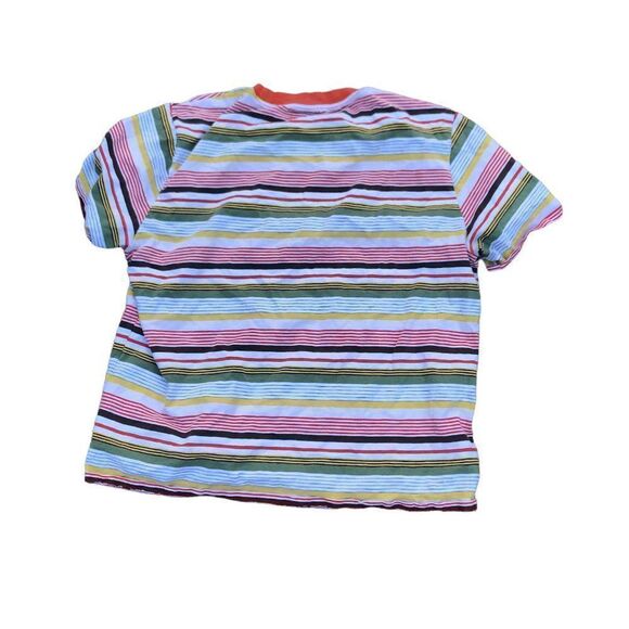 STRIPED Guess Shirt XL Horizontal Stripe Multicolor - Picture 3 of 4